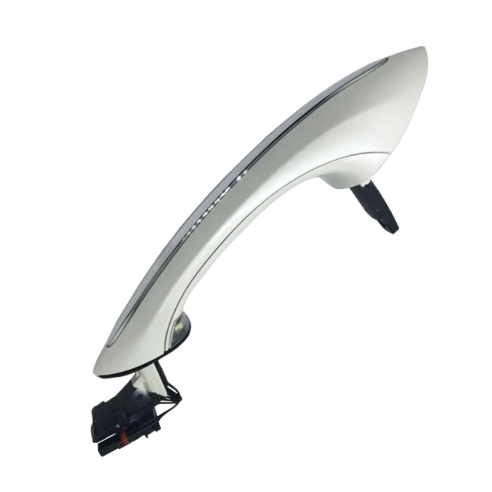 Maniglia Esterna Porta Posteriore Sinistra Bianca Comfort Access Compatibile Con BMW 5 6 7 Series F07 F10 F12 F06 F01 F02 520i 528i