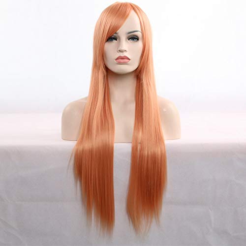 Postiches YIGEYI Longue Perruque de Cheveux raides des Femmes Cover