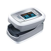 Beurer PO30 Pulse Oximeter, Determination of heart rate and arterial oxygen saturation for those with medical conditions, Suitable for high-altitude sports, Small and lightweight, Medical device