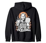 Photo Gallery jesus coffee pickleball felpa con cappuccio Photo Gallery jesus coffee pickleball felpa con cappuccio