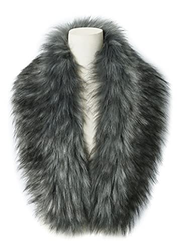 Estilo Zorro de Nieve, Gris Oscuro - 75cm/30in