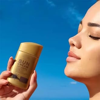 Anti Aging Sunscreen SPF 60 for Face and Body, Sun Screen Protector Walerproof, Non Greasy, Light and Smooth Feel Sunscreen Lotion Moisture Sun Cream, Beach Essentials for Women (SPF 60)