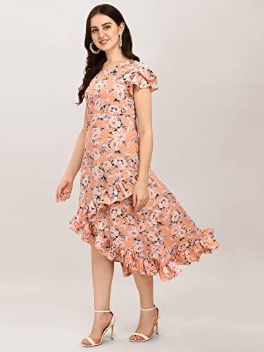 Image of QIQI Women's Crepe A-Line Maxi Casual Dress