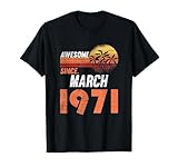 Photo Gallery fantastico dal marzo 1971 compleanno uomini donne maglietta Photo Gallery fantastico dal marzo 1971 compleanno uomini donne maglietta