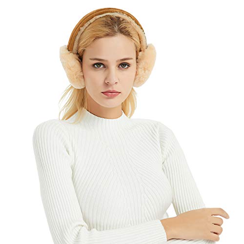 Ikepod Classic Australian Sheepskin Earmuff Ear Warmer - Unisex Warm Thermal Earwarmer #TOP4