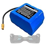 25.2V (fit 29.4V) 4Ah Lithium-ion Hoverboard Battery with BMS, fit for Jetson Rave, Hover-1 Superstar & Chrome Hoverboard, Scooter, 7S2P Rechargeable Battery Replacement for 100-500W Motor(XT60)