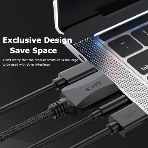 Cable DisplayPort a HDMI 4K con trenzado de nailon anti-enredos de alta velocidad 7