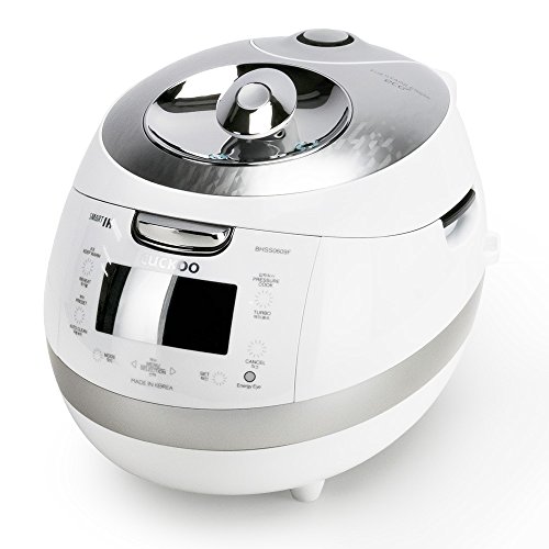 CUCKOO CRP-BHSS0609F | 6-Cup (Uncooked) Induction Heating Pressure Rice Cooker | 16 Menu Options, Stainless Steel Inner Pot, Made in Korea | White - Image 3