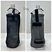 Handmade Shock Chord Drawstring Water Bottle Holder for Backpack Strap (1 Liter, Grey)