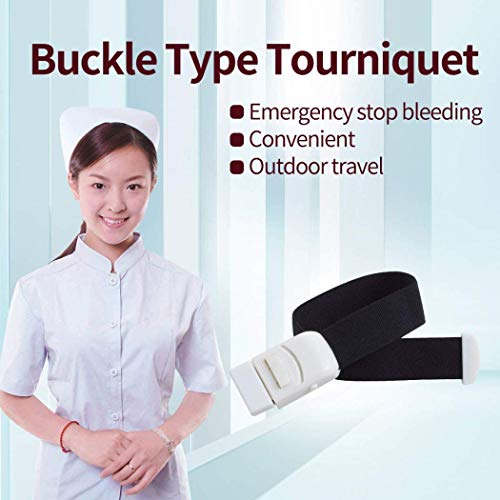 Image of 6-Pack Tourniquet Elastic First Aid Quick Release Medical Sport Emergency Tourniquet Buckle Band Purple 6PCS