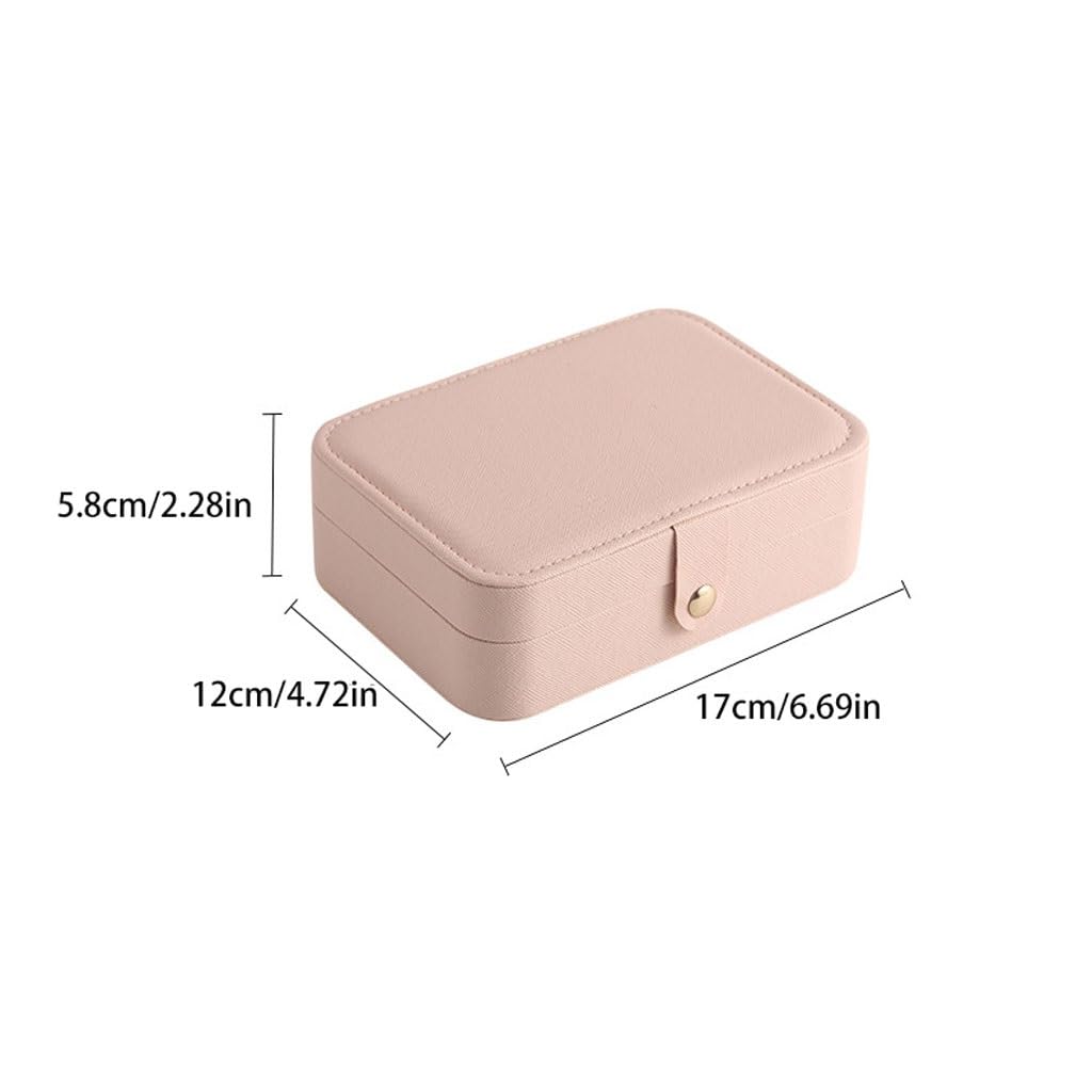 Jewelry Box Organizer Light Luxury, Exquisite And Creative Gift, Pastoral Style Jewelry Box, Simple Small Jewelry Storage Box Jewelry Organizer Small (C)