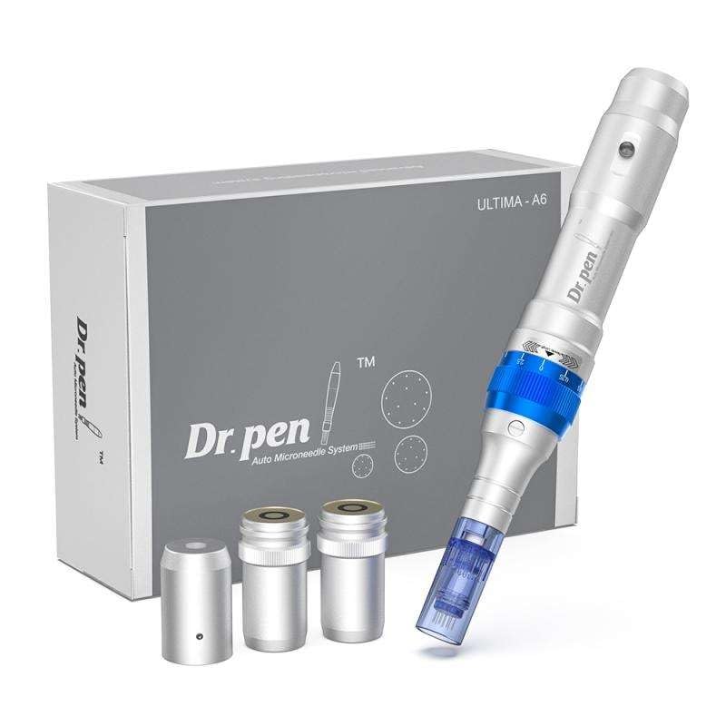 Dr. Pen Auto Microneedle System A6 Ultima Professional Microneedling Pen - Wireless Derma Auto Pen - Best Skin Care Tool Kit for Face and Body - 2 Cartridges (16pin) for beauty tool home and sallon use-image-34