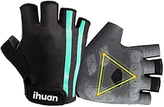 ihuan Premium Workout Gloves for Men Women Weightlifting, Exercise, Training, Fitness, Weighted, Weight Lifting, Pull ups, Gym Working Out, Rowing, Grip Pads Glove