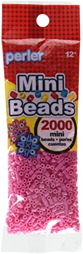 Perler Beads 80-14062 2000 Mini Beads, Bubblegum
