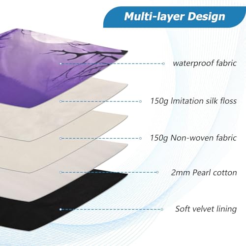 Funda morada para laptop 13-14 pulgadas impermeable miniatura 4