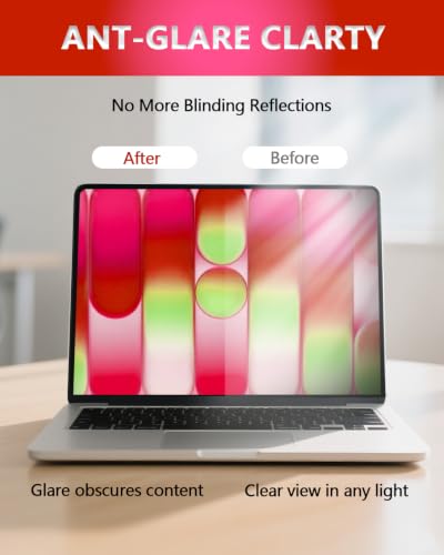 Image of Magnetic Privacy Screen Protector for MacBook Neo 13 Inch (2026, A18 Pro) | Removable Matte Laptop Privacy Filter Shield with MacBook Neo 13 Inch, Anti Blue Light and Glare