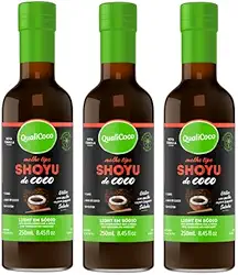 Kit 3X: Shoyu de Coco Qualicoco 250ml