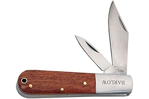 4” Wood Handle Dual Blade Barlow Knife by Rite Edge