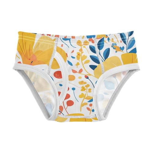 KLL Ginkgo Leaves Little Boys Soft Nighttime Underwear Cute Children Undies