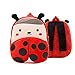 Xiton 1 Pc Coccinelle Sac à Dos Joli Sac à Dos en Peluche Sac à Dos Enfant Sac à Dos PréScolaire Mini School Bag pour Les Enfants De 2 à 4 Ans