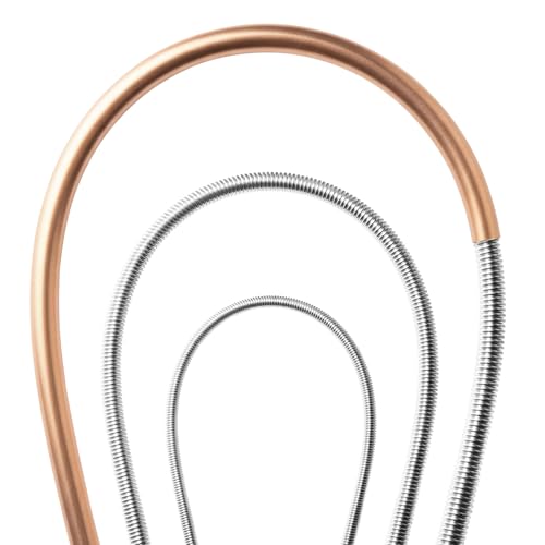 3-in-1 Copper Tube Bender, 1/4″, 5/16″ and 3/8″ Copper Pipe Bender, Bend Copper Pipe to Any Angle Manual Kink-Free Bending Tool for Plumbing, HVAC & DIY