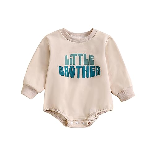 Image of Frietlebird Big Brother Little Brother Matching Outfits Toddler Baby Boy Crewneck Sweatshirt Pullover Shirt Fall Clothes