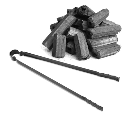 Nikou Pince à Charbon, Pince Multifonction en Métal pour Barbecue, Pince pour Déchets, Outils de Service au Charbon de Bois pour Barbecues et Pique-Niques...