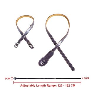 rayzm sangle de mandoline / mandoline Strap, bracelet en cuir avec dos en daim, ceinture en cuir de qualité pour… - Les Beatles, Paul McCartney, John Lennon, RIngo Starr, George Harrison rayzm sangle de mandoline / mandoline Strap, bracelet en cuir avec dos en daim, ceinture en cuir de qualité pour… – Image 2