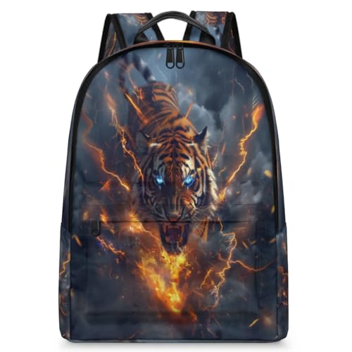 Sac à dos Fire Tiger de 23,5L grand format multicolore pour ordinateur portable et loisirs