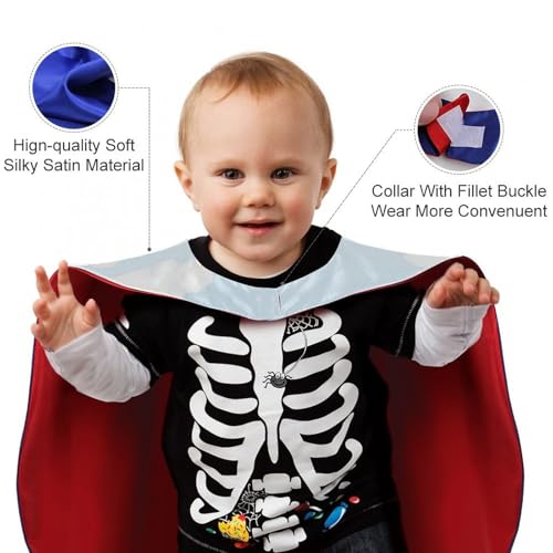 Disfraz capa reversible de bisonte americano para Halloween miniatura 6