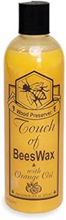 Beeswax Furniture Polish and Conditioner with Orange Oil. Wood Floor Scratch Repair, Feed