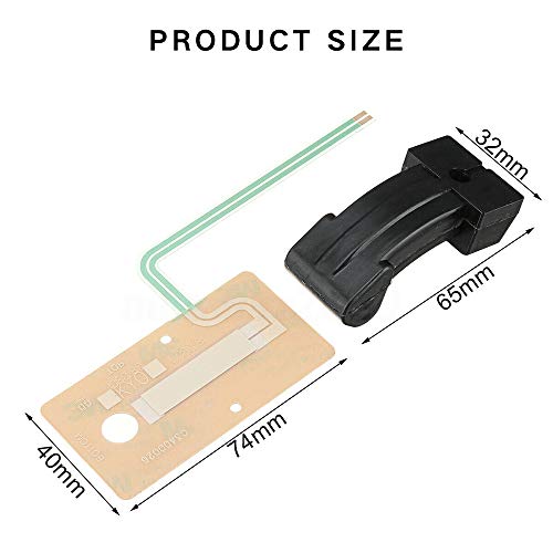 Sheet Sensor Stellmotor Pedal für Roland Drum FD-8 TD-1 Hi Hat Pedal Gummi Teilschaltung TD4 9 11 15 17 Drum Zubehör (Pedalgummi + Blechsensor) - Image 7