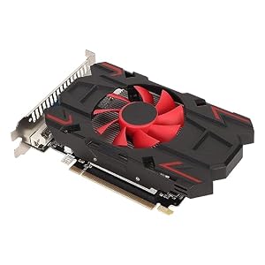 Cuifati Radeon HD 7670 Grafikkarte, 4 GB GDDR5 128 Bit 1800 MHz GPU 2K PCI Express 2.0 16X, HDML/DP/DVI für DIY-Computerzubehör (HD7670 4 GB DDR5)