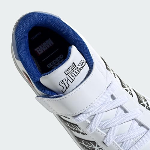 adidas GRAND COURT SPIDER-MAN EL K Üniseks Yetişkin Spor Ayakkabı, ftwr white, 38 - Görsel 4