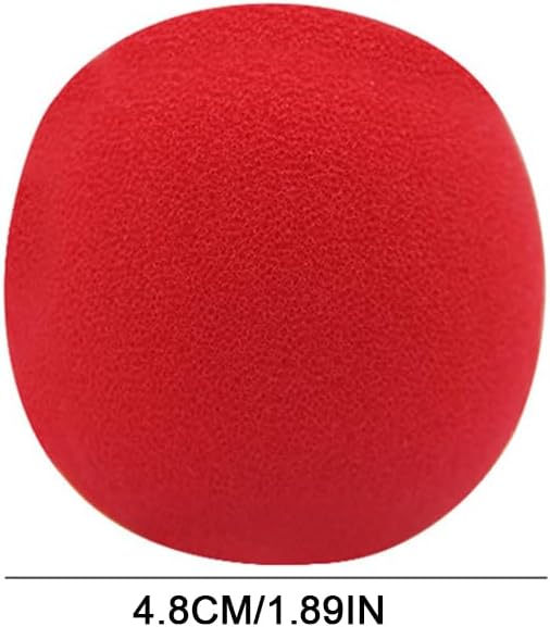 Miniatura 5 de MOMOMAGE 5 Uds Esponja roja de payaso NarizEsponja Bola de Magia Trucos de 2.0 in (2 pulgadas) Escenario Street Bar Accesorios Gimmick Props Comedia