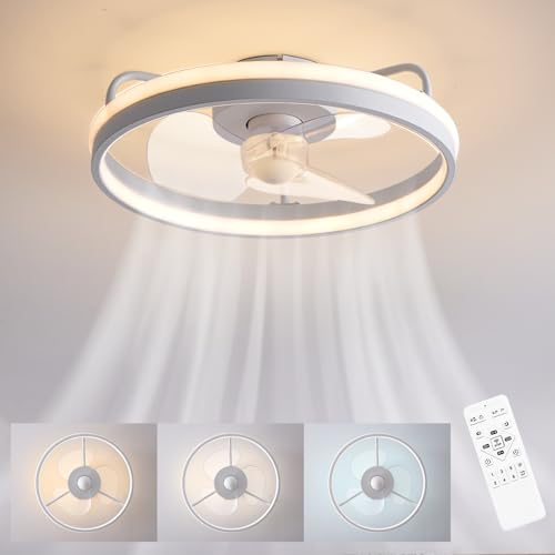 Baerolc Ventilador De Techo Con Iluminación, 50cm 35w Lámpara De Techo Con Ventilador Led Regulable Ventilador De Techo Con Luz 6 Velocidades Ventilador De Techo Para Dormitorio Cocina Comedor Baerolc Ventilador De Techo Con Iluminación, 50cm 35w Lámpara De Techo Con Ventilador Led Regulable Ventilador De Techo Con Luz 6 Velocidades Ventilador De Techo Para Dormitorio Cocina Comedor