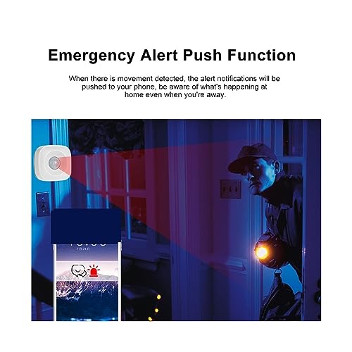 Sensor de movimiento inalámbrico con alertas en tiempo real vía app para domótica 8