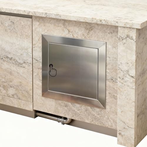 Stainless Steel BBQ Access Panel - Pop Out Grilling Station