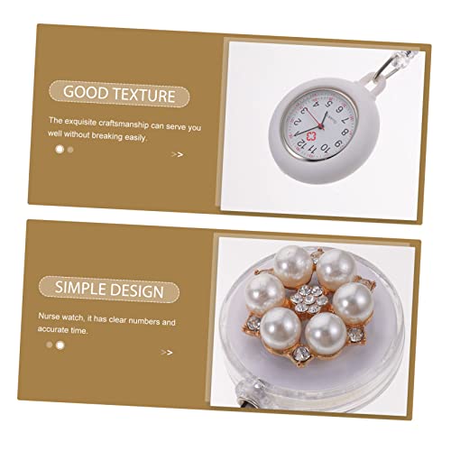 Obuyke 4 Peças Relógio De Bolso Para Enfermeira Em Forma De Enfermeira Universal Relógio De Enfermei