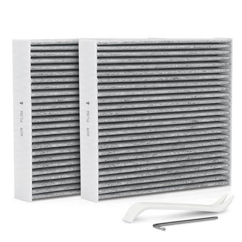Image of 2PCS CF10285 Cabin Air Filter with Activated Carbon, Compatible with Toyota Camry, RAV4, Highlander, Corolla, 4Runner, Tundra, Prius, Scion, Subaru,Jaguar,Sienna, Lexus