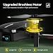 H867 Drohne mit Kamera 4K für Erwachsene und Anfänger, Bürstenloser Motor, 36 Minuten Flugzeit (2 Akkus), 360° Flip, Optische Flusspositionierung, Faltbarer Quadrocopter(Schwarz)(Stand...