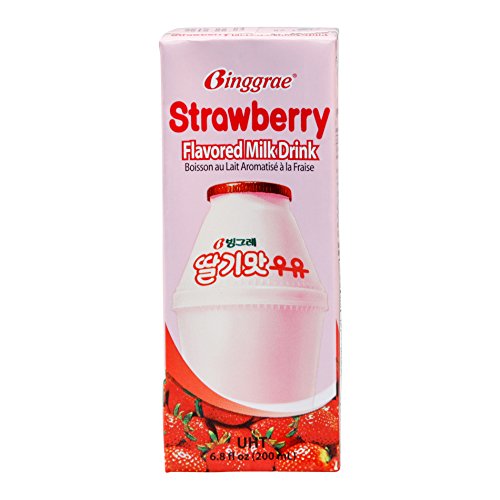 Binggrae Strawberry Flavored Milk 200 ml