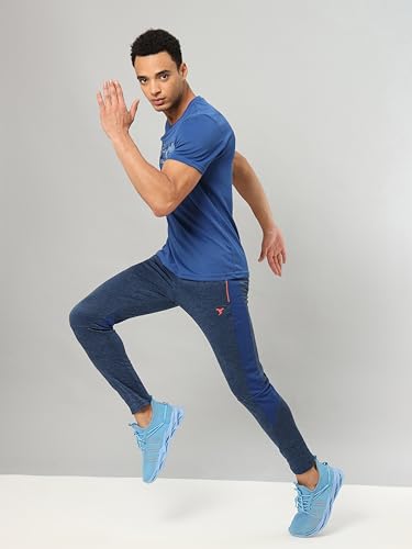 Image of TECHNOSPORT Men's Slim Fit Active Running Track Pant - (MPP681-123-P) Pack of 1