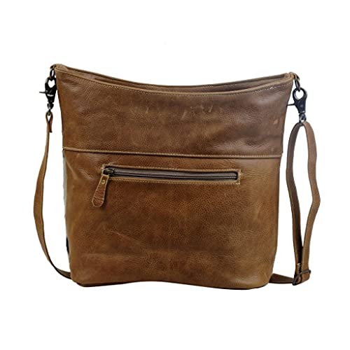 Myra Bag Snooze Leather & Cowhide Bag Upcycled Cowhide & Leather S-28463