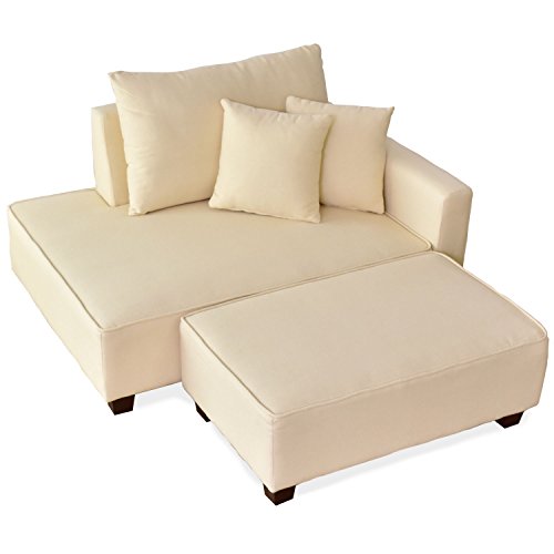 DORIS ドリス ソファ 2人掛け ロータイプ カウチソファ クッション3個付 あぐら 厚手 ベージュ キシリア【12506】