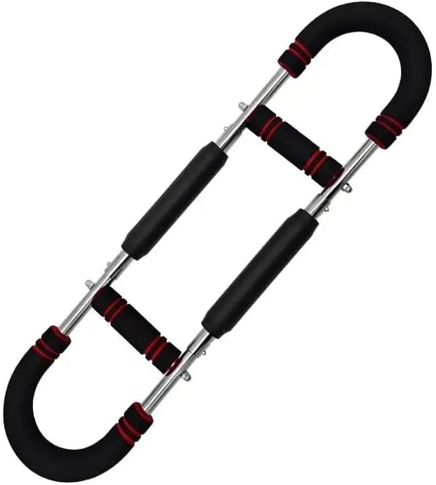 Twister Arm Trainer for Men and Women, 30-120lb Adjustable Chest Workout Equipment Power Twister with 4 Springs & Training Poster for Home Fitness, Forearm Strength Training and Upper Body Exercise