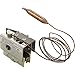 Robertshaw Thermostat, 3/8" Dia, 36" Capillary, SPST