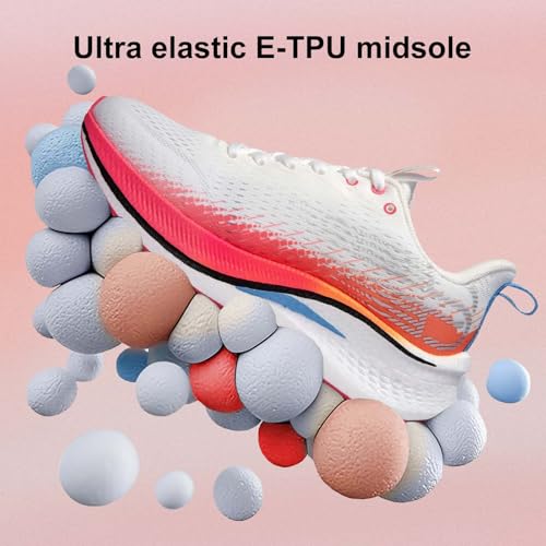 BAASPLOA Women's Running Shoes Cushion Comfortable Non-Slip Carbon Plated Arch Support Tennis Walking Shoes for Women Breathable Athletic Workout Gym Cross Training Sneakers3