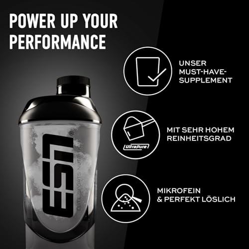 ESN Ultrapure Creatine Monohydrate, 2 x 500 g, 284 Portionen, Kreatin Pulver, mikrofein & optimal löslich, vegan - made in Germany 2