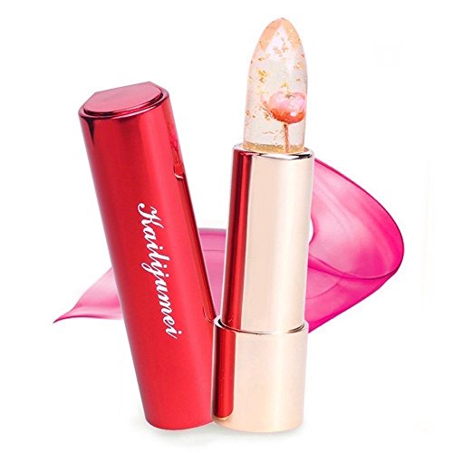 KAILIJUMEI Moisturizer lipsticks Lips Care Surplus Bright Flower Jelly Lipstick 4g - BARBIE DOLL POWDEROne pcs